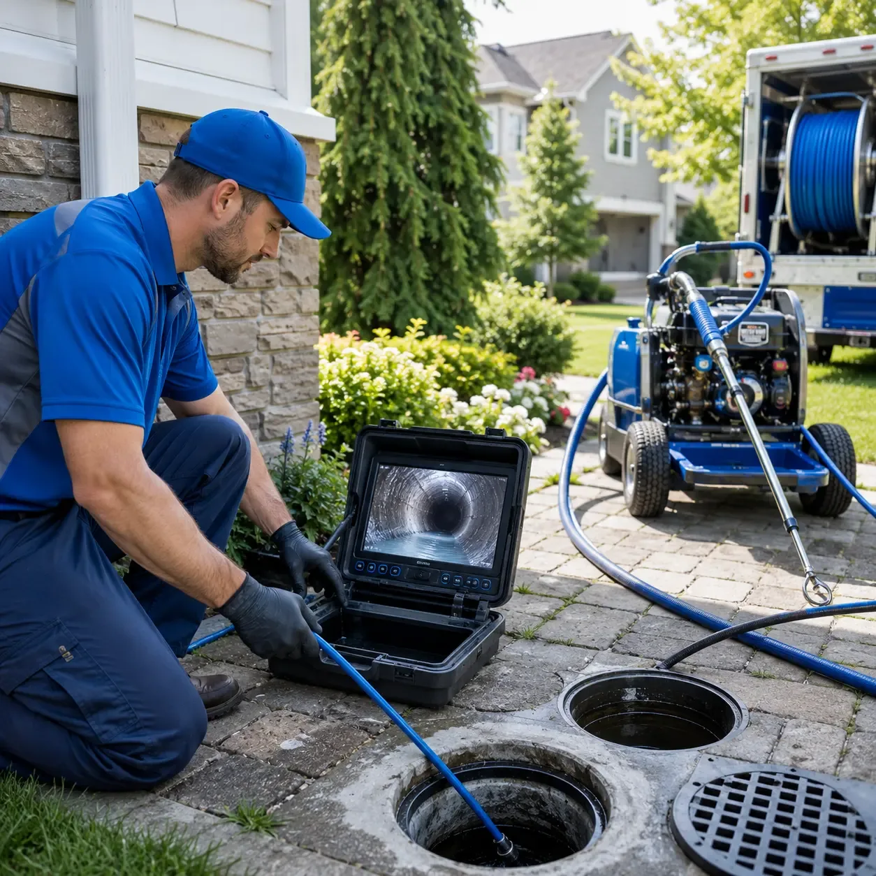 Outdoor drain cleaning professionals serving Frankfort, IL