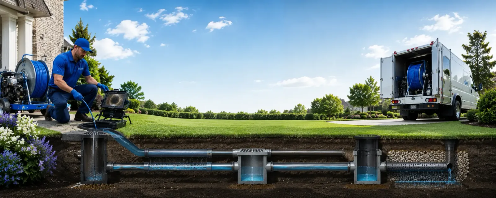 Outdoor drain cleaning information for Frankfort, IL